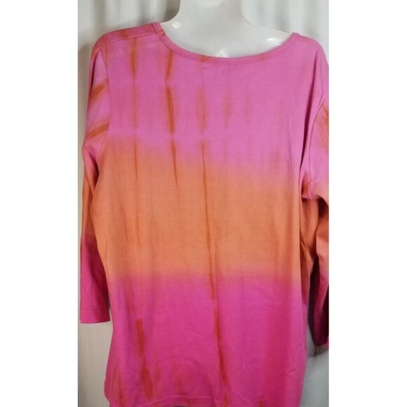 Indigo Moon Tunic Top Women's Sequin Beaded & Metallic Accents BOHO CHIC XL - Picture 5 of 7